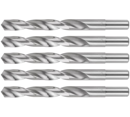 Сверла по металлу HSS, угол заточки 118°, 14,0 x 160 мм, (5 шт.) MOS Сверла по металлу HSS, угол заточки 118°, 14,0 x 160 мм, (5 шт.) MOS