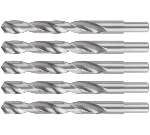 Сверла по металлу HSS, угол заточки 118°, 16,0 x 178 мм, (5 шт.) MOS Сверла по металлу HSS, угол заточки 118°, 16,0 x 178 мм, (5 шт.) MOS
