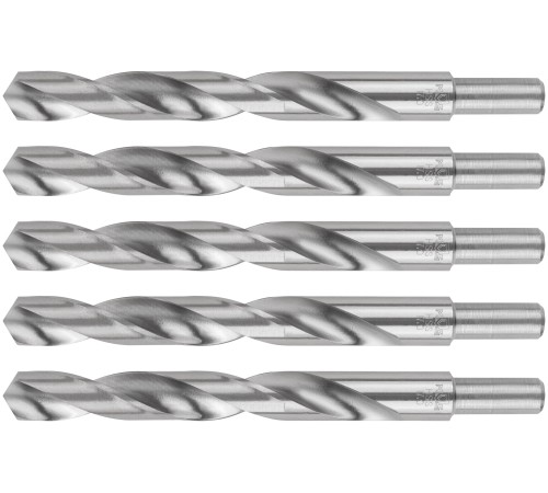 Сверла по металлу HSS, угол заточки 118°, 17,0 x 184 мм, (5 шт.) MOS Сверла по металлу HSS, угол заточки 118°, 17,0 x 184 мм, (5 шт.) MOS