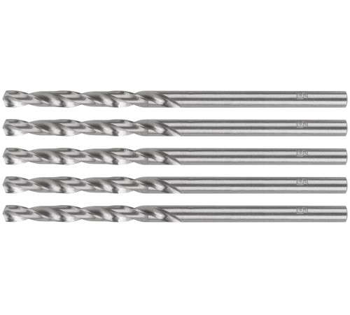 Сверла по металлу HSS шлифованные, угол заточки 135°, 3,0 x 61 мм (5 шт.) MOS Сверла по металлу HSS шлифованные, угол заточки 135°, 3,0 x 61 мм (5 шт.) MOS