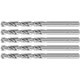 Сверла по металлу HSS шлифованные, угол заточки 135°, 6,0 x 93 мм (5 шт.) MOS