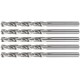 Сверла по металлу HSS шлифованные, угол заточки 135°, 6,5 x 101 мм (5 шт.) MOS