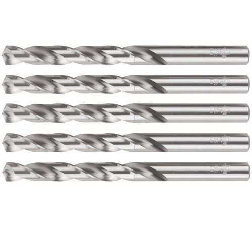 Сверла по металлу HSS шлифованные, угол заточки 135°, 11,0 x 142 мм (5 шт.) MOS Сверла по металлу HSS шлифованные, угол заточки 135°, 11,0 x 142 мм (5 шт.) MOS