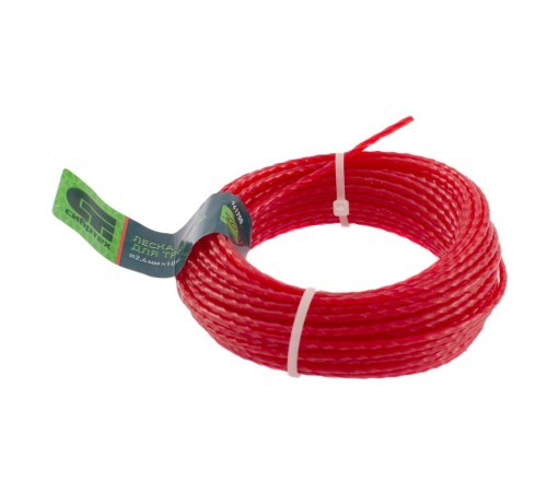 Леска для триммера квадратная витая, 2.4 мм х 10 м, Сибртех