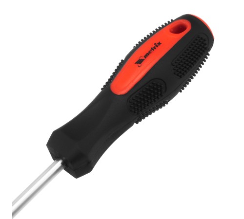 Отвертка Anti-Slip, SL6 х 100 мм, CrV, двухкомпонентная рукоятка Matrix