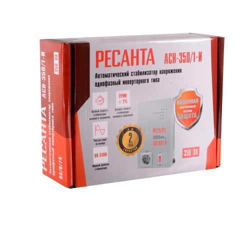 Стабилизатор напряжения АСН-350/1-И Ресанта Стабилизатор напряжения АСН-350/1-И Ресанта