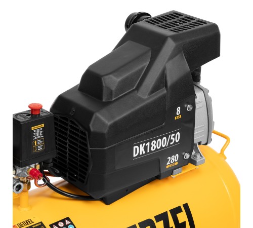 Компрессор воздушный DK1800/50, Х-PRO 1.8 кВт, 280л/мин, 50л Denzel Компрессор воздушный DK1800/50, Х-PRO 1.8 кВт, 280л/мин, 50л Denzel