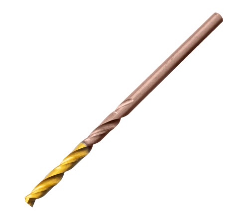 Набор сверл по металлу, 1-13 мм, Р6М5К8-TiN, Golden Tip, 25 шт Denzel