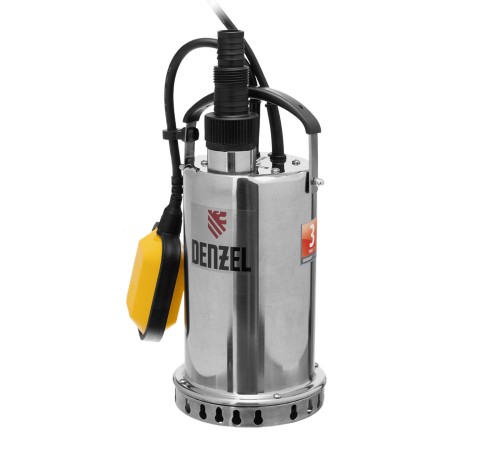 Дренажный насос DP600X, 600 Вт, подъем 7.5 м, 8500 л/ч Denzel