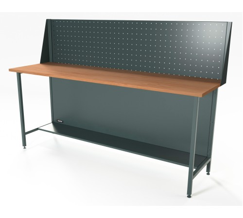 RUNTEC RTS20F-NS-NS-P20-7016 Верстак серии Standart, 2000 мм, фанера, экран 500, серый RAL 7016