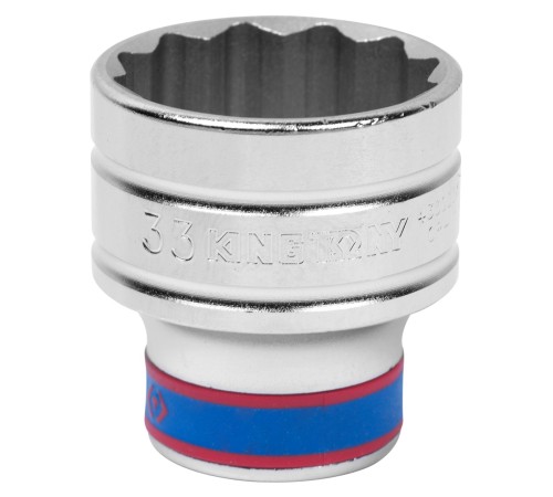 Головка торцевая стандартная двенадцатигранная 1/2", 34 мм KING TONY 433034M