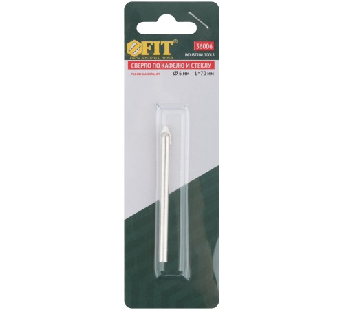 Сверло по кафелю  6 мм FIT IT Сверло по кафелю  6 мм FIT IT