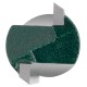 Фреза пазовая прямая с двойным лезвием DxHxL=14х51х88 мм FIT IT