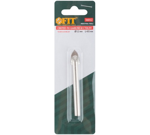 Сверло по кафелю 12 мм FIT IT Сверло по кафелю 12 мм FIT IT