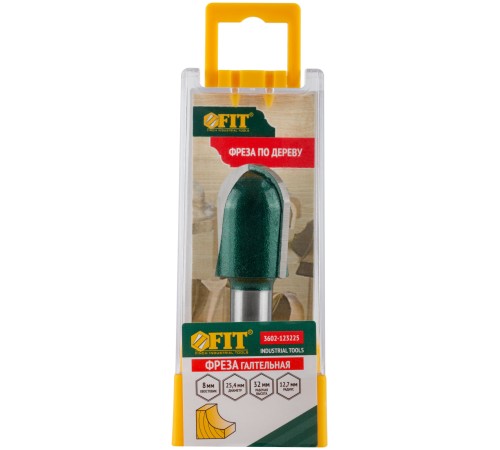 Фреза пазовая галтельная DxHxL=25,4х32х67 мм FIT IT Фреза пазовая галтельная DxHxL=25,4х32х67 мм FIT IT
