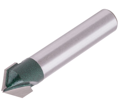 Фреза пазовая V-образная DxHxL=10х10х46,5 мм FIT IT Фреза пазовая V-образная DxHxL=10х10х46,5 мм FIT IT