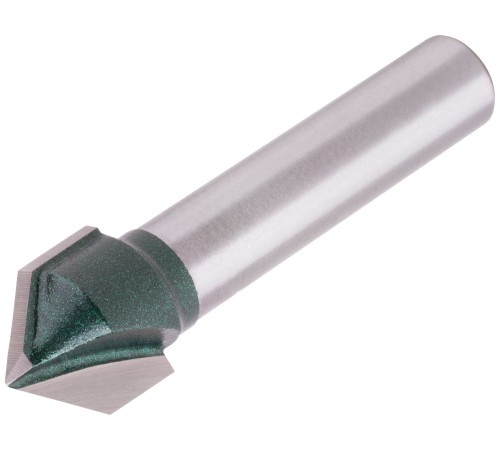 Фреза пазовая V-образная DxHxL=12х12х47,7 мм FIT IT Фреза пазовая V-образная DxHxL=12х12х47,7 мм FIT IT