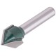 Фреза пазовая V-образная DxHxL=16х16х51 мм FIT IT