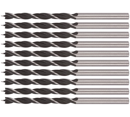 Сверла по дереву  4 мм (10 шт.) FIT IT Сверла по дереву  4 мм (10 шт.) FIT IT