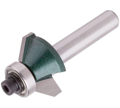 Фреза кромочная конусная с нижним подшипником DxHxL=25х10х54,3 мм FIT IT Фреза кромочная конусная с нижним подшипником DxHxL=25х10х54,3 мм FIT IT