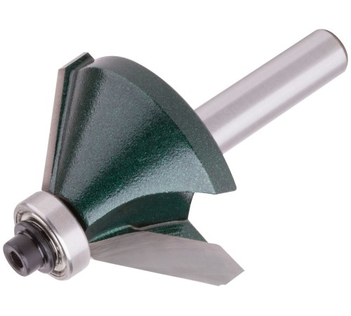 Фреза кромочная конусная с нижним подшипником DxHxL=40х18х62,8 мм FIT IT Фреза кромочная конусная с нижним подшипником DxHxL=40х18х62,8 мм FIT IT