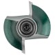 Фреза кромочная калевочная с нижним подшипником DxHxL=25,4x13x53,5 мм FIT IT