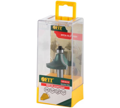 Фреза кромочная калевочная с нижним подшипником DxHxL=38,1x17x54 мм FIT IT