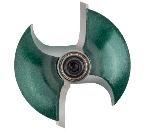 Фреза кромочная калевочная с нижним подшипником DxHxL=38,1x17x54 мм FIT IT