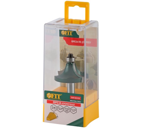 Фреза кромочная калевочная с нижним подшипником DxHxL=38,1х19х57,7 мм FIT IT