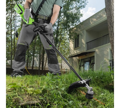 Триммер электрический ЭК-1200, 1200 Вт, 380 мм, разборная штанга, катушка, диск Сибртех