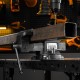 Тиски слесарные BVH-100, 100 мм, поворотные, стальная направляющая, с наковальней //Denzel
