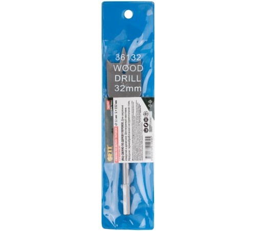 Сверло по дереву перовое  32x152 мм FIT IT Сверло по дереву перовое  32x152 мм FIT IT