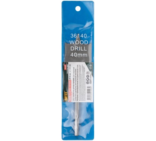Сверло по дереву перовое  40x152 мм FIT IT Сверло по дереву перовое  40x152 мм FIT IT
