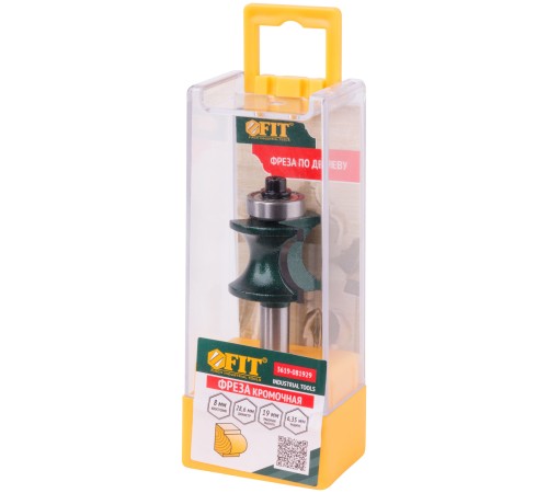 Фреза кромочная полукруглая DxHxL=28,6х19х65,3 мм FIT IT