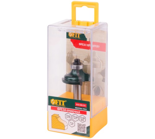 Фреза кромочная калевочная с нижним подшипником DxHxL=33х12х56,3 мм FIT IT