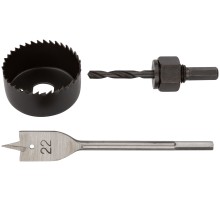 Сверла наборные для замков, набор 3 шт. (22/54 мм ) КУРС Сверла наборные для замков, набор 3 шт. (22/54 мм ) КУРС