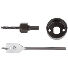 Сверла наборные для замков, набор 3 шт. (22/48 мм) КУРС