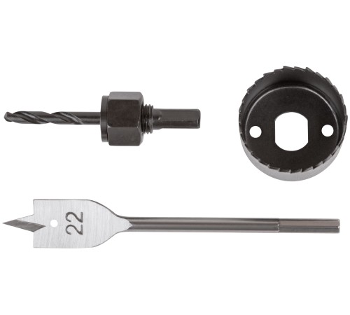 Сверла наборные для замков, набор 3 шт. (22/48 мм) КУРС Сверла наборные для замков, набор 3 шт. (22/48 мм) КУРС