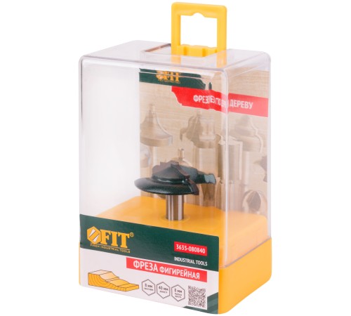 Фреза фигирейная горизонтальная DxHxL=40х8х45 мм FIT IT Фреза фигирейная горизонтальная DxHxL=40х8х45 мм FIT IT
