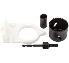 Набор для врезки замков с пластиковым шаблоном, 3 шт. (22/54 мм) FIT IT