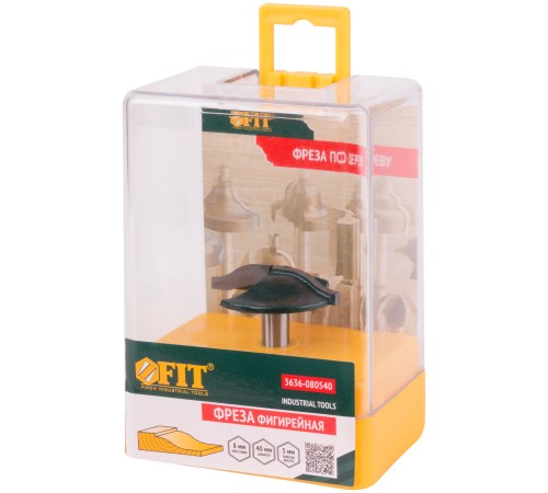 Фреза фигирейная горизонтальная DxHxL=40х5х44 мм FIT IT Фреза фигирейная горизонтальная DxHxL=40х5х44 мм FIT IT
