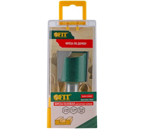 Фреза пазовая для врезки замков DxHxL=32х30х65 мм FIT IT