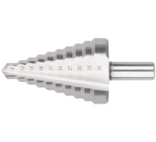 Сверло ступенчатое HSS ( Р6М5 ) по металлу, 9 ступеней, 9-36 мм FIT IT