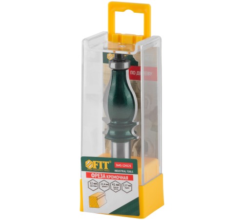 Фреза кромочная фигурная с подшипником DxHxL=25,4х41х85 мм FIT IT Фреза кромочная фигурная с подшипником DxHxL=25,4х41х85 мм FIT IT