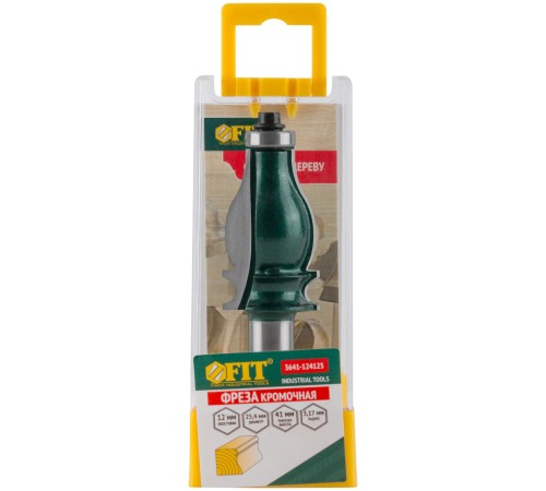 Фреза кромочная фигурная с подшипником DxHxL=25,4х41х85 мм FIT IT Фреза кромочная фигурная с подшипником DxHxL=25,4х41х85 мм FIT IT
