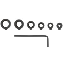 Стопперы для сверел, набор 6 шт. (3, 4, 5, 6, 8, 10 мм) КУРС