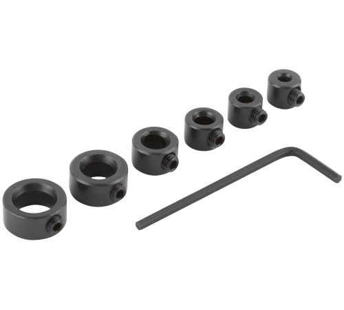 Стопперы для сверел, набор 6 шт. (3, 4, 5, 6, 8, 10 мм) КУРС Стопперы для сверел, набор 6 шт. (3, 4, 5, 6, 8, 10 мм) КУРС