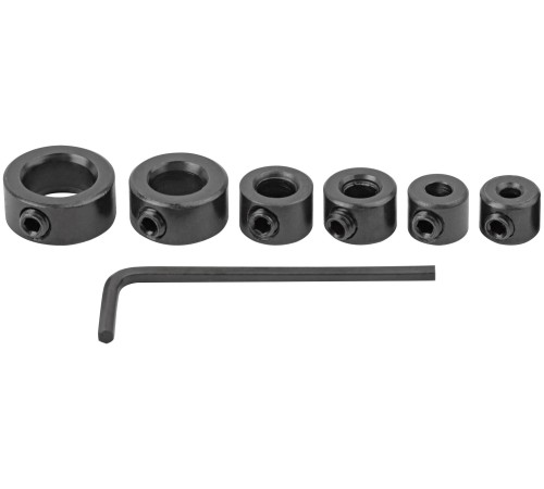 Стопперы для сверел, набор 6 шт. (3, 4, 5, 6, 8, 10 мм) FIT IT Стопперы для сверел, набор 6 шт. (3, 4, 5, 6, 8, 10 мм) FIT IT