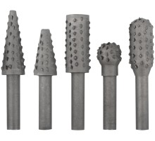 Шарошки стальные по дереву, 5 шт. FIT IT