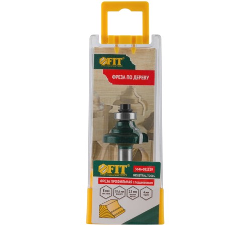 Фреза профильная с подшипником DxHxL=28,6х13х54 мм FIT IT